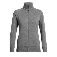 Icebreaker Women Lydmar Ls Zip (s) Gritstone 415160364419