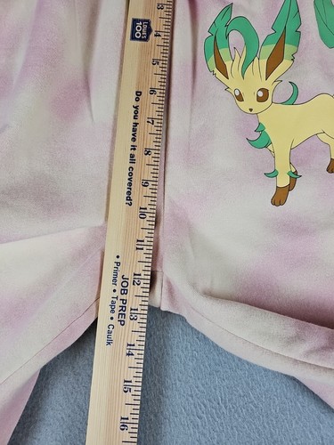 H&M Girl's Size 16 Pokémon pull-on joggers Super Soft Pink Leafon 22x28.5 - Picture 6 of 15