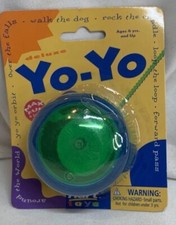 Vintage NOS Hart Toys Yo-Yo Green And Blue