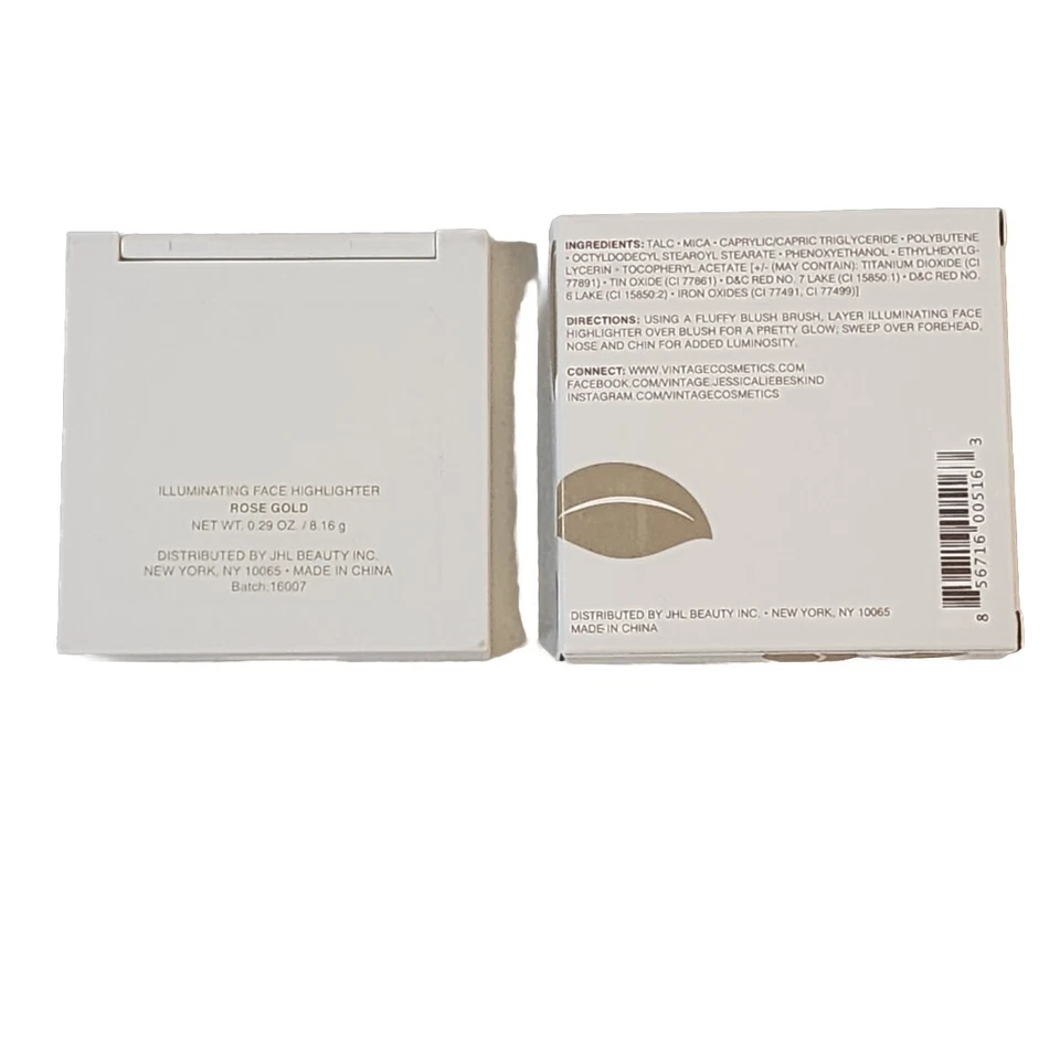 Vintage By Jessica Liebeskind Illuminating Face Highlighter Rose Gold NEW  - Image 4 of 4