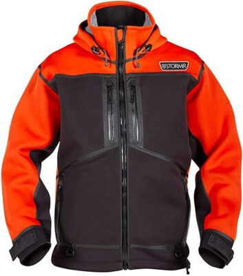 Stormr Men's Strykr Waterproof Windproof Orange Jacket R315MF-13 New With Tags M