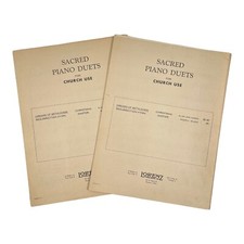 Dreams of Bethlehem Sacred Piano Duets Church Use Sheet Music 1941 2 Copies