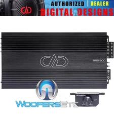 DD AUDIO SS5.500 5-CHANNEL 980W RMS SPEAKERS CLASS AB + D SUBWOOFER AMPLIFIER