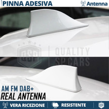 Antenna PINNA DI SQUALO Bianca PER BMW X3, X4, X5 G01 G02 G05 Radio AM-FM-DAB+