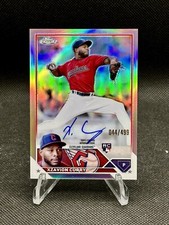 2023 Topps Chrome Update Xzavion Curry RC Refractor Auto 44/499 Guardians