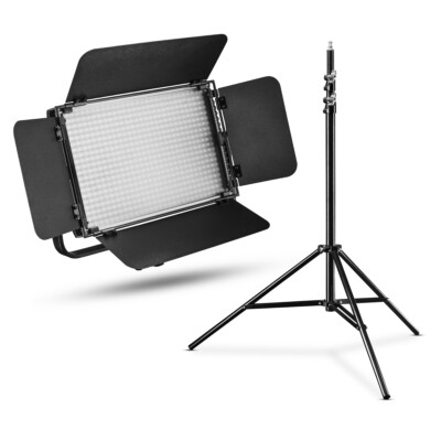  Walimex pro LED Niova 600 Plus Daylight Lampenstativ Flächenleuchte Videoleucht