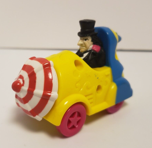DC Comics Pinguin Auto Spielzeug Batman Return 1991 Spinnregenschirm McDonalds Happy - Bild 3 von 7