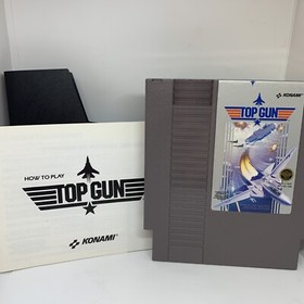 Top Gun (Nintendo Entertainment System, 1987) CIB Tested & Working Complete NES