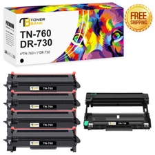 TN760 Toner Cartridge DR730 Drum Compatible With Brother DCP-L2550DW HL-L2395DW