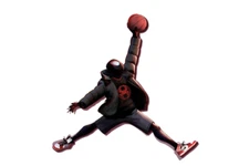 New 2 x Spider-Man Miles Morales Jumpman Sticker made with Vinyl x 2