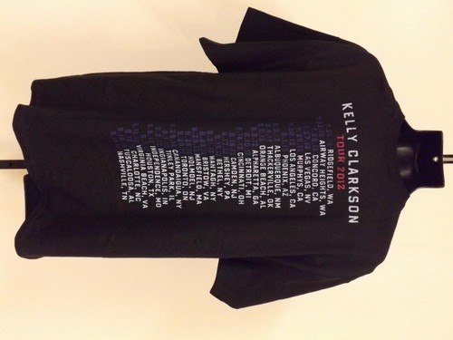 NEW 2012 Kelly Clarkson Mens Adult Unisex Size 2XL 2012 Concert T-Shirt - Picture 5 of 6