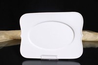 Teller Servierteller Servierplatten Porzellan Weiß Gastronomiebedarf Ø34/25,5