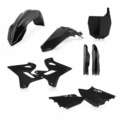 ACERBIS 0023643 FULL PLASTICS KIT BLACK YAMAHA YZ 250 2019 19 2020