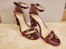 Jessica Simpson Pink Multi High Heel Sandal 9 M