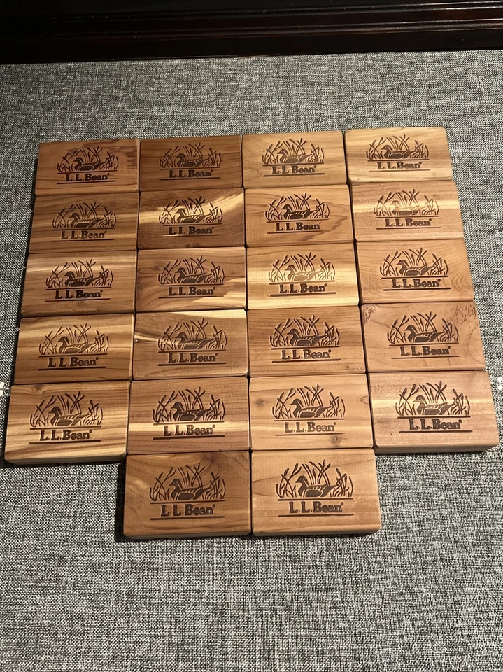 Blocos de perfume de cedro LL Bean design de pato de madeira para armazenamento à prova de traça - Imagem 2 de 2