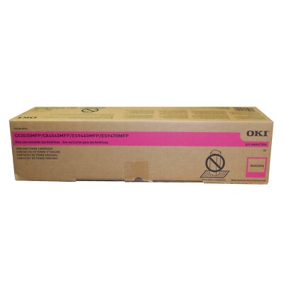 Okidata Oki 44947306 Magenta Toner Cartridge 27k