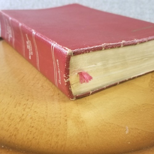 1991 Life Application Bible NIV Standard Print Burgundy Bonded Leather Gold Gild - Foto 12 di 16