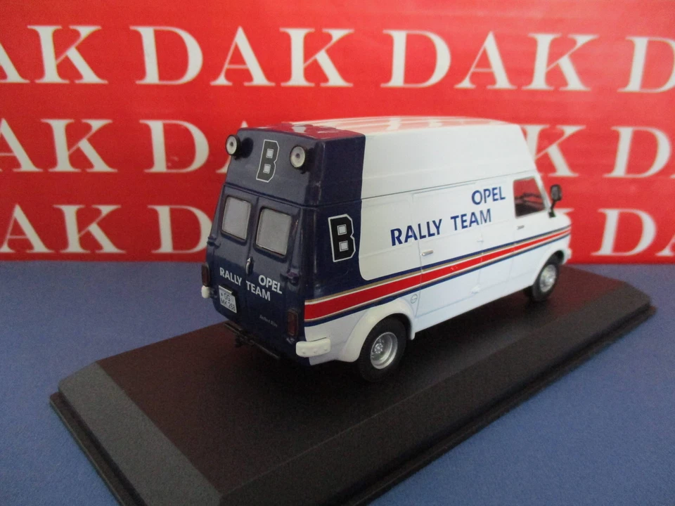 Die cast 1/43 Modellino Furgone Van Bedford Blitz Opel Rally Team 1982-1983 - Immagine 3 di 4