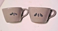 1994 Jugtown Ware Seagrove NC  2 Coffee Cups by Pam Lorette Owens