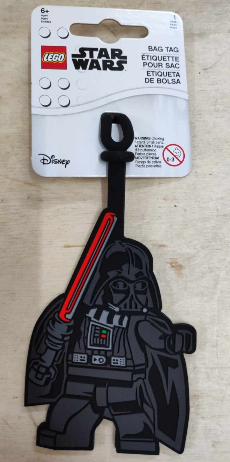 LEGO BAG TAG STAR WARS DARTH VADER GOMMA