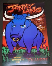 Jonny Lang Robert Bradley Original Concert Poster Fillmore 1998 Chris Shaw
