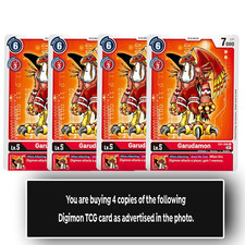 Garudamon - Common - EX1-006 C - Digimon TCG Playset - Red