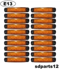 20 x 24v, 24 Volt Orange Led Jig Lights Truck Caravan Chassis Trailers