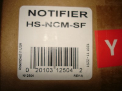 NOTIFIER  HS-NCM-SF   ''NEW'' 