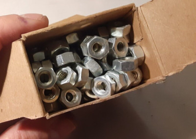 1/4-20 HEX NUT USS Zinc Carbonate - 100 Count, Sharon, MA Bolt and Screw