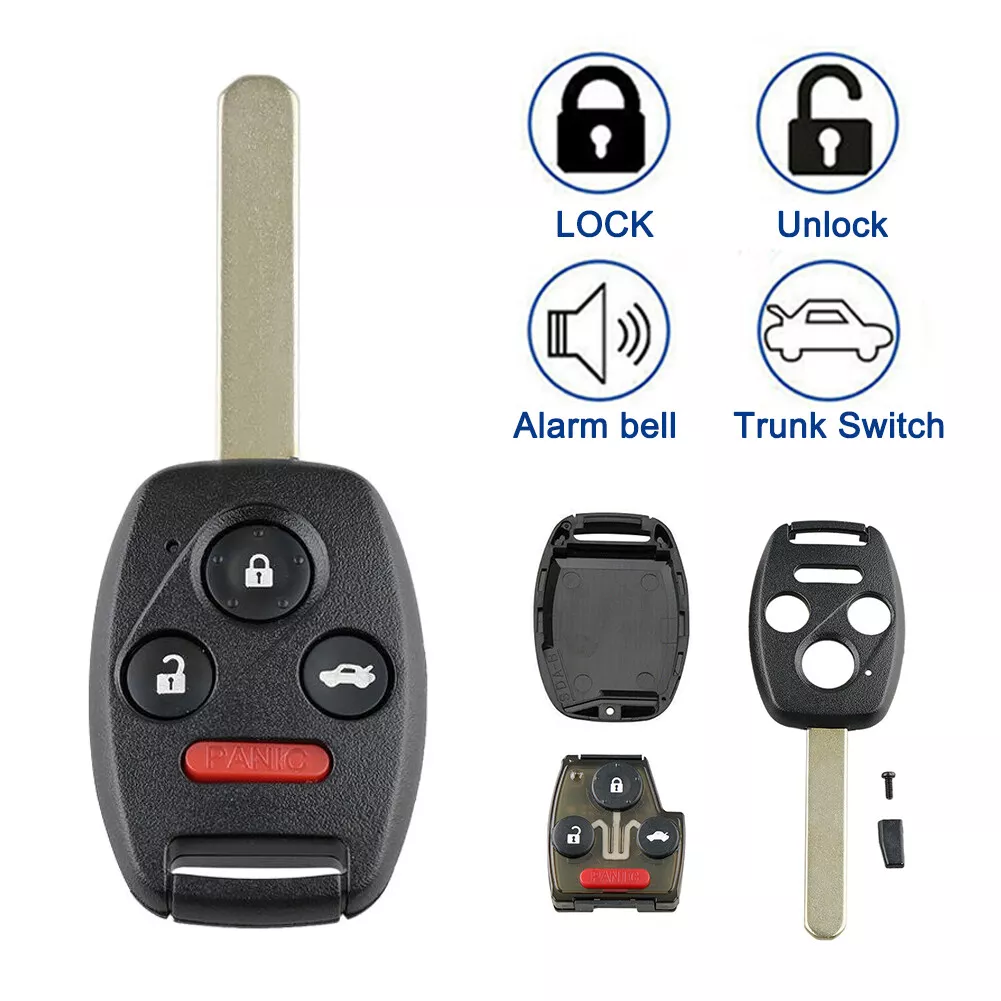 2008 honda accord online key replacement cost