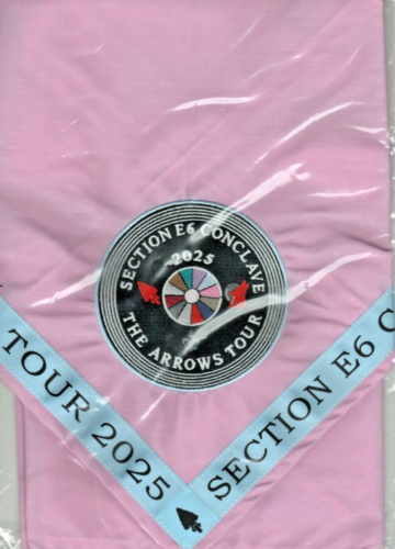 2025 CONCLAVE SECTION E6 OA NECKERCHIEF NEW IN BAG LAST ONE