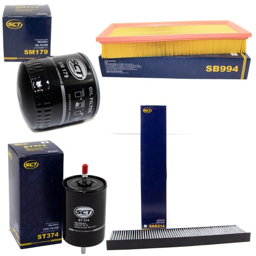 Filter Set SCT Kraftstoff- ÖL- Luft- Innenraum- für Ford Mondeo III 2.5 ST220 - 第 2/6 張圖片