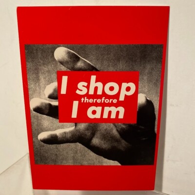 バーバラ・クルーガー FOTOFOLIO I shop therefore I am Tシャツ