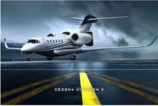 Cessna Citation X Poster 24"x36"