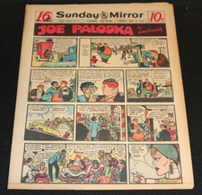 1949 Sunday Mirror Weekly Comic Section June 19th (VF) Superman Sinking Ship