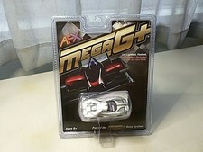 NEW TOMY AFX MEGA G GARY FORD GT WITH SILVER STRIPS CLEAR SERIES 1/64 SCALE NEW