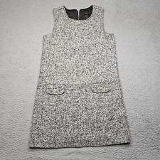 Forever 21 Girl Dress Junior Size 13/14 Gray Sleeveless Staight Wool Blend