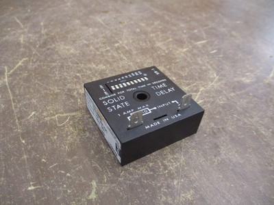 SSAC Solid State Timer TDU3000A 24-120VAC/DC Delay: 1-1023 Sec Used