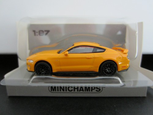 MINICHAMPS 087024 FORD MUSTANG (2018) O/Y - model is PLASTIC - HO or 1:87 scale - Picture 3 of 3