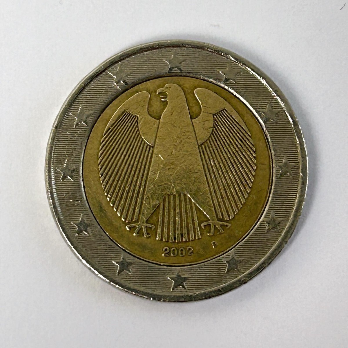 ドイツー連邦共和国、2ユ一口、2002年 ドイツー連邦共和国、2ユ一口、2002年 2 euro coin germany 2002
