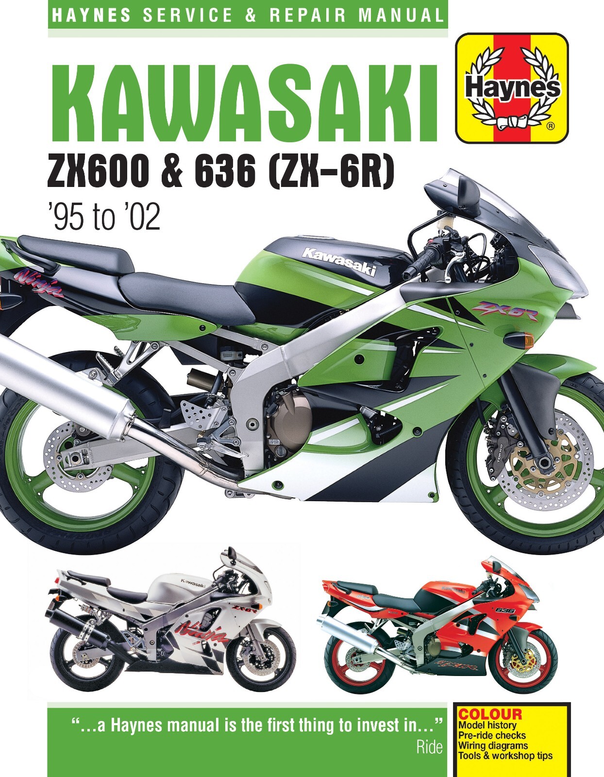 Kawasaki ZX-6R Ninja Fours19(95 - 2002 (Haynes Service & Repair (PB 2015) - Image 2