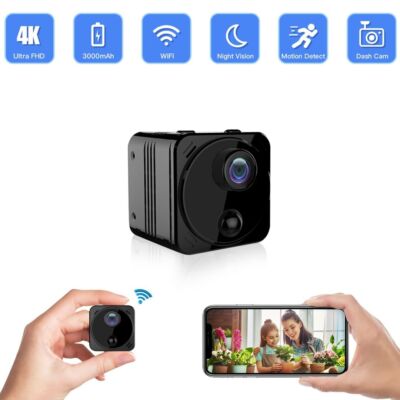 WIFI Mini Kamera Überwachungkamera 1080P Wlan IR Camera Spion Spycam Wireless DE