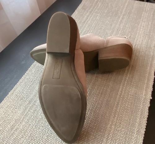 Joie Bootie Rowen Suede Boots Taupe Slip On Women's Size 8 Shoes Booties - Picture 3 of 4
