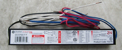  NEW GE ULTRAMAX G SERIES T8 ELECTRONIC BALLAST 120-277V GE232MAX-G-N