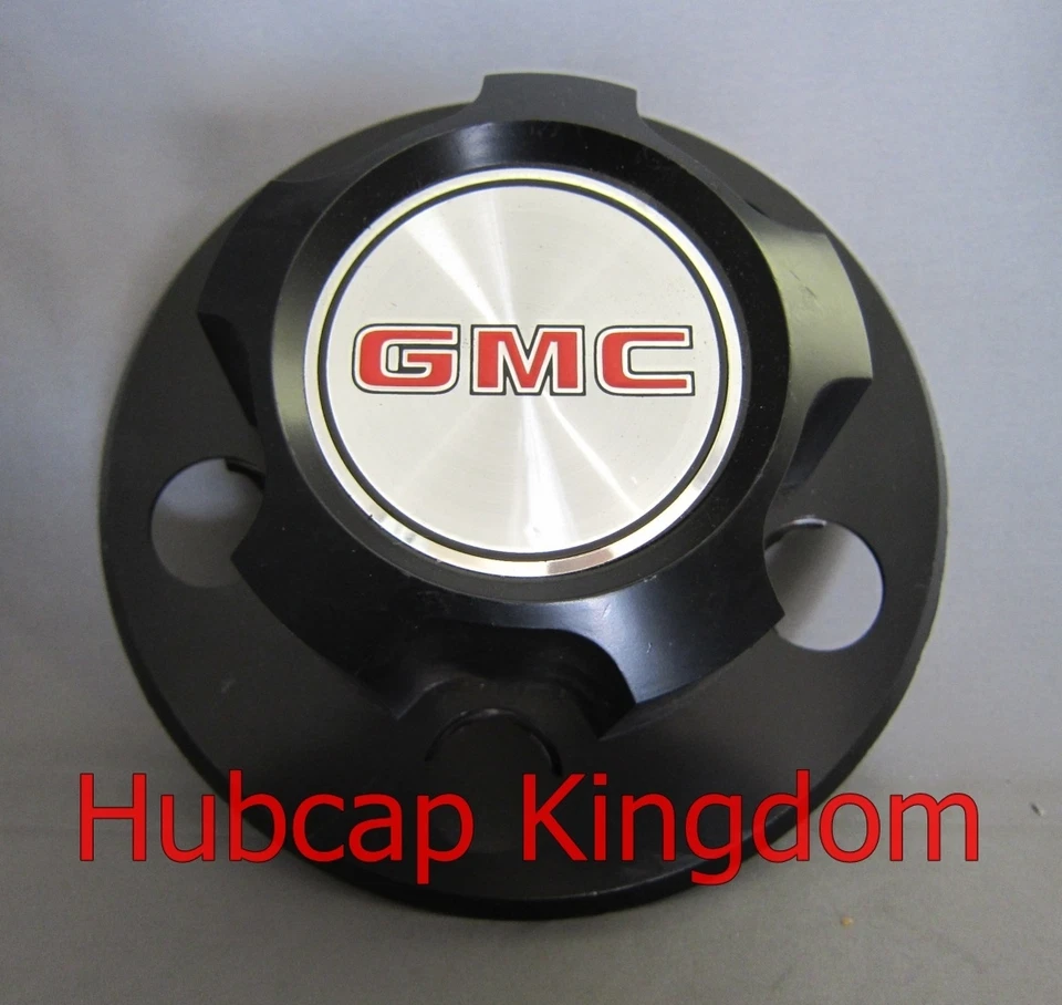 NUEVO JUEGO OEM de 4 tapas centrales GMC SAFARI 1985-1995 negro plateado Foto 3 de 4