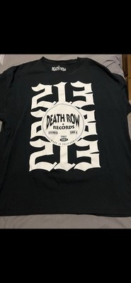 Death Row Records Men's Short Sleeve T-Shirt Black - Size 2XL - New Without Tags