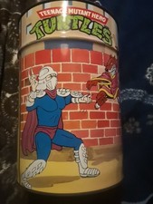 Teenage Mutant Ninja turtles Metal Drum Waste Bin Basket Trash Can