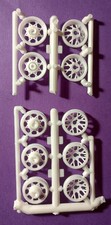 34 Ford Pickup Truck - Stock Wire Wheels - Amt 1120 - Model Car Kit Parts Lot