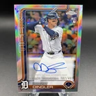 2025 Topps Chrome Update DILLON DINGLER #CRDA-DD AUTO Refractor /499 Tigers