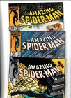 *🔑💥* WOW MARVEL AMAZING SPIDER-MAN LOT RUN OF 3 COPPER AGE #s 266/267/268 *💥*